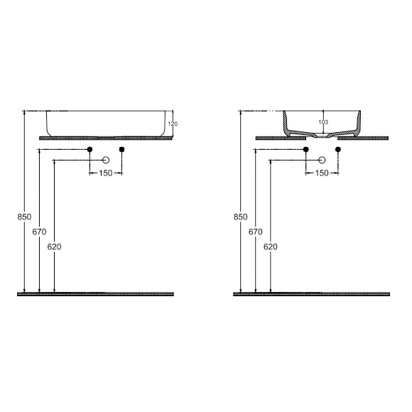 Isvea INFINITY Мивка върху плот Елипса 55×36×12см Anthracite антрацит графит мат 10NF65055-2C