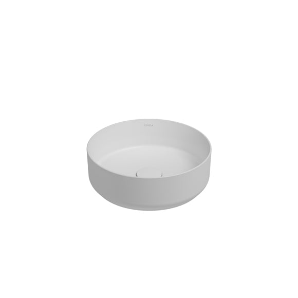 Isvea INFINITY Мивка върху плот ф36см White бял гланц 10NF65036