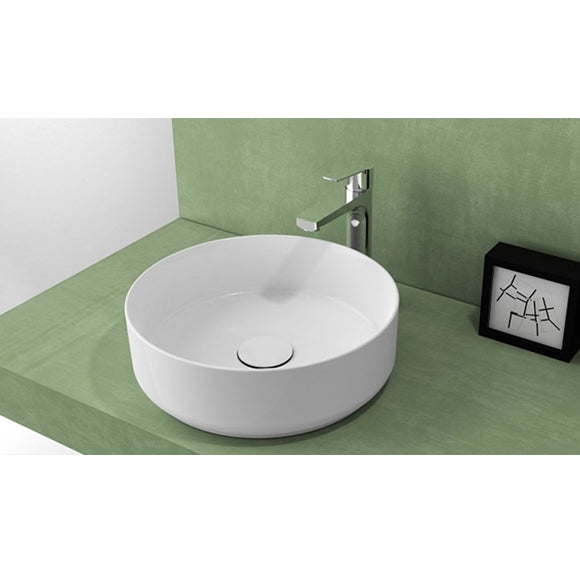 Isvea INFINITY Мивка върху плот ф36см White бял гланц 10NF65036