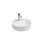 Isvea INFINITY Мивка върху плот с отвор за смесител ф42см White бял гланц 10NF65042