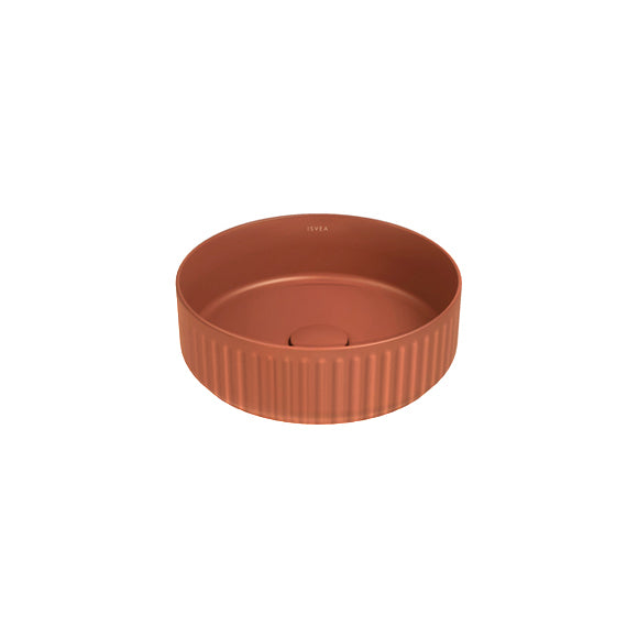 Isvea ARTISAN ION Мивка върху плот ф36см Terracotta теракота мат 10NF66036-2U