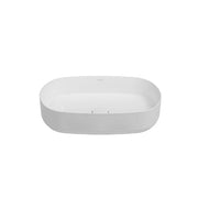 Isvea INFINITY Мивка върху плот Елипса 55×36×12см White Matt бял мат 10NF65055-2L