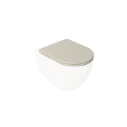 Isvea INFINITY Капак Soft-Close Slim забавено падане Ivory беж мат 40KF0532I-S