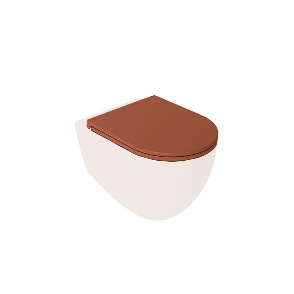 Isvea INFINITY Капак Soft-Close Slim забавено падане Terracotta Теракота мат 40KF0548I-S