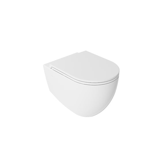 Isvea INFINITY Капак Soft-Close Slim забавено падане White бял 40KF0200I-S