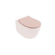 Isvea SENTIMENTI Капак Soft-Close Slim забавено падане Salmon Розов мат 40D40541I-S